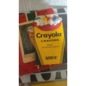 Vintage Hallmark 1987 Crayola Bright Christmas Dreams Ornament